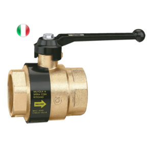 CALEFFI ברז כדורי עם שסתום אל-חזור מובנה