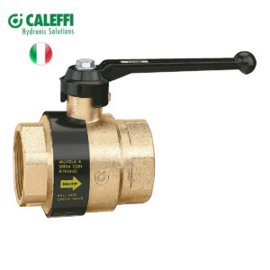 CALEFFI ברז כדורי עם שסתום אל-חזור מובנה