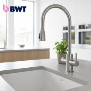 מערכת תת־כיורית HIGH CLEAR PRO משולבת אוסמוזה הפוכה כולל ברז מרכזי ומינרליזטור