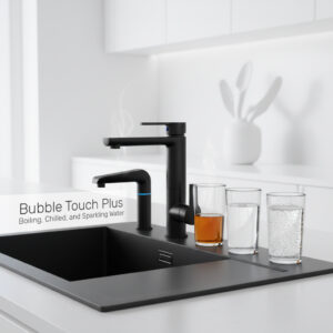 Bubble Touch Plus – מים מסוננים, קרים\חמים וסודה בברז טאץ' מעוצב