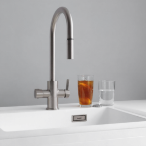 K PURE Plus- מערכת תת־כיורית חם\קר עם ברז מרכזי